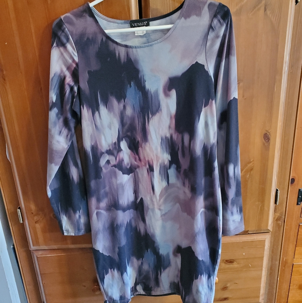 Tight fit camo dress